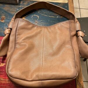 Frye Nora Knotted Soft Leather Hobo Handbag